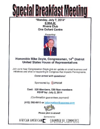 Mike Doyle Congressman of the United States House of Representatives