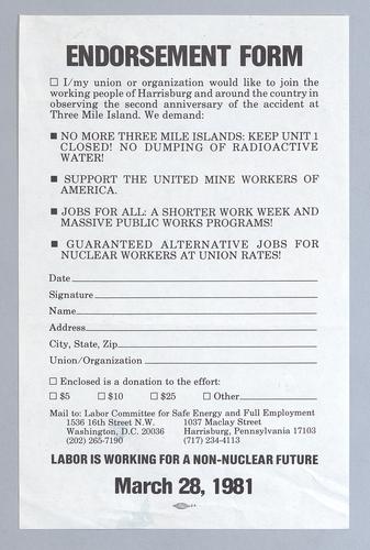 March on Harrisburg Flyer