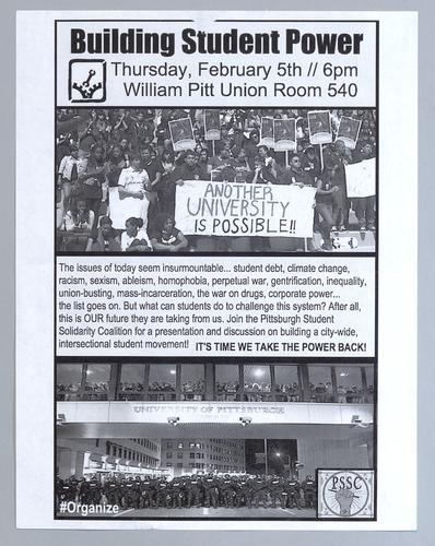 "Building Student Power" Flyer