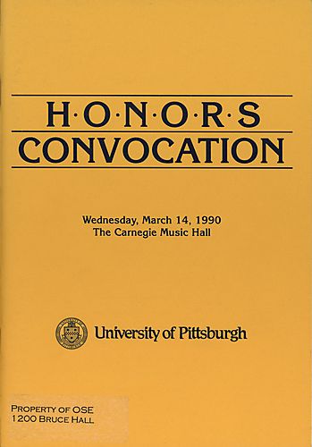 Honors convocation