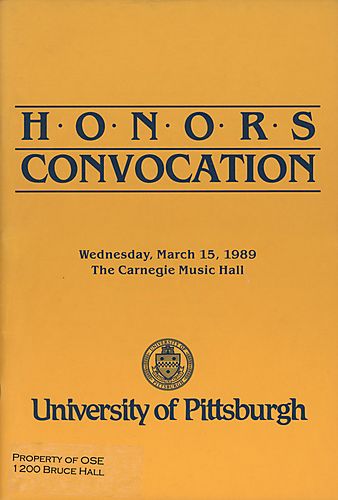 Honors convocation
