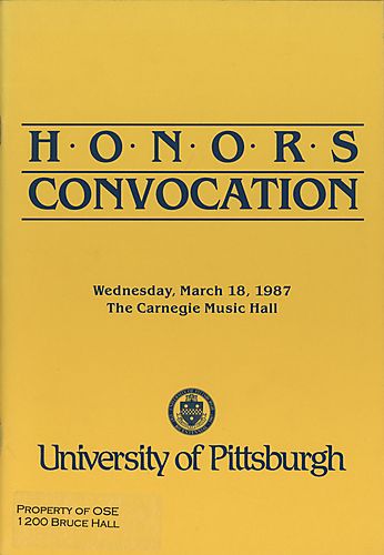 Honors convocation