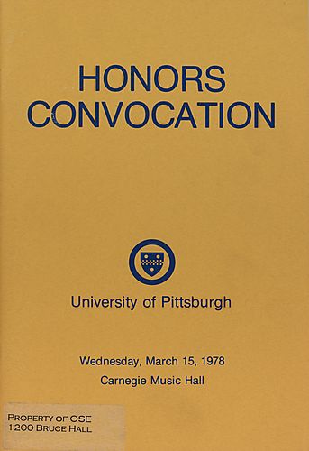 Honors convocation