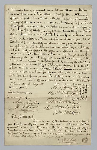 Alexander Watson Agreement