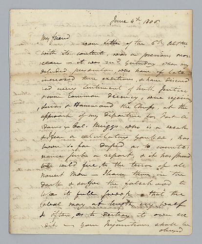 James Wilkinson to Samuel H. Smith