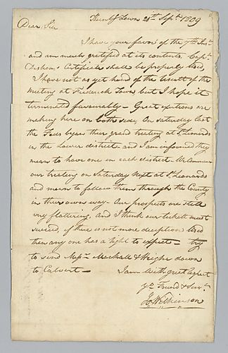 James Wilkinson to Samuel H. Smith