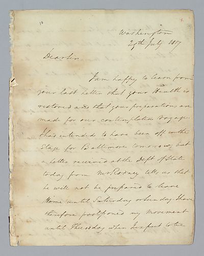 John Graham to H. M. Brackenridge (LB# 10)