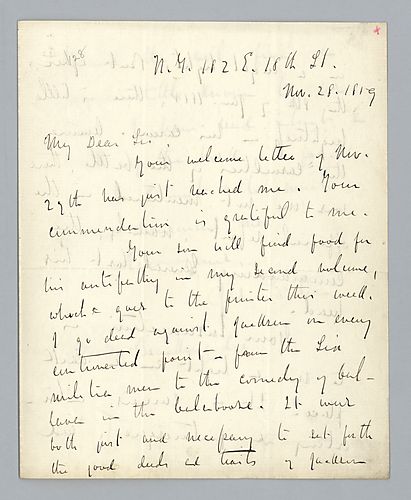 James Parton to H. M. Brackenridge (LB# 128)