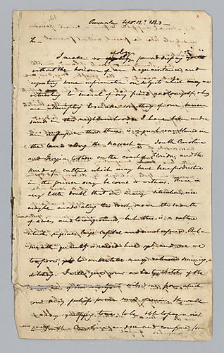 H. M. Brackenridge letter draft (LB # 61)
