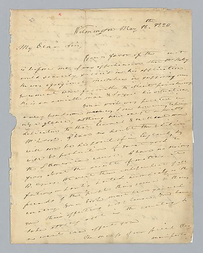 Caesar Augustus Rodney to H. M. Brackenridge (LB# 23)