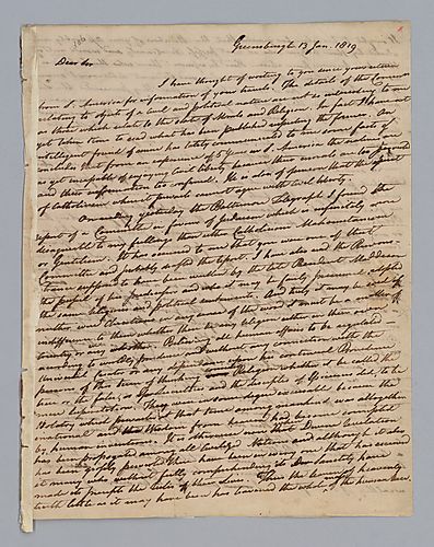 John Young to H. M. Brackenridge (LB# 106)