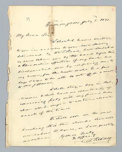 Caesar Augustus Rodney to H. M. Brackenridge (LB# 39)