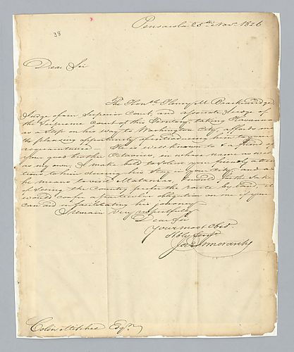 James Innerarity to Colin Mitchell (LB# 38) November 25 1826