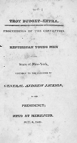 Proceedings of the convention of Republican Young Men of the State of New York