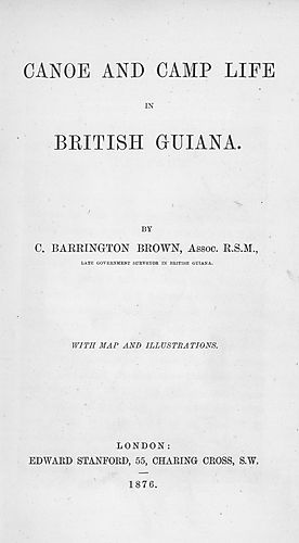 Canoe and camp life in British Guiana