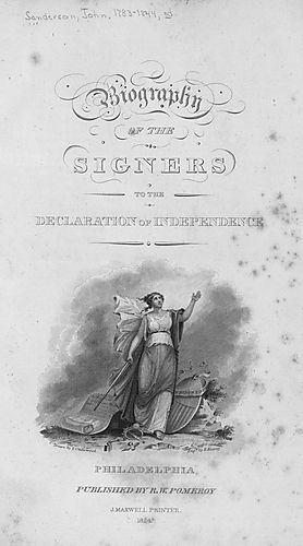 Biography of the signers to the Declaration of independence