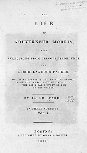 life of Gouverneur Morris