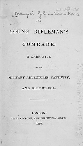 young rifleman's comrade