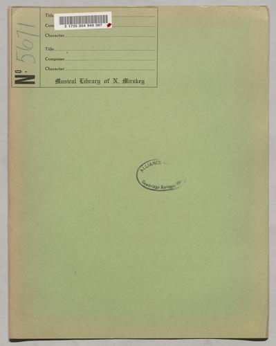 Slumbering river; arranged