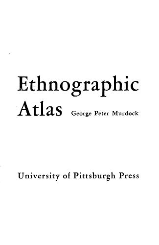 Ethnographic atlas