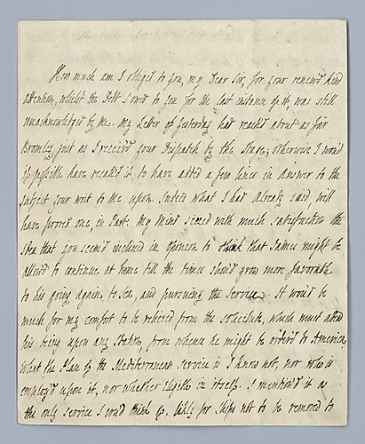 Hester Grenville Pitt to [Alexander Hood]