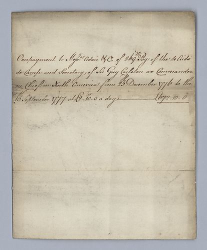 Messrs. Adair & Co., Overpayment notice