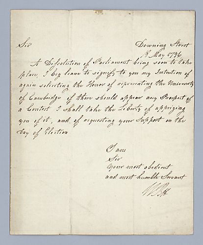 William Pitt the Younger to --