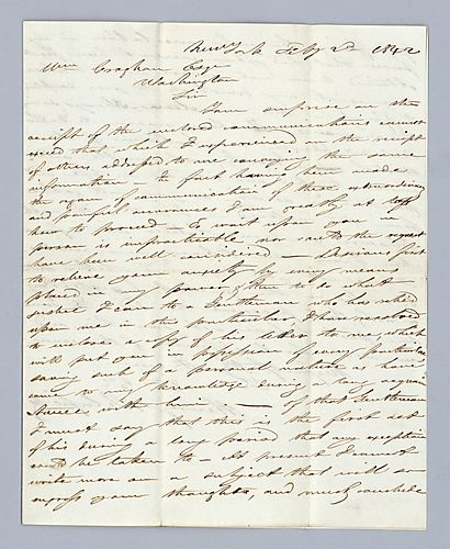 Henry Delafield to William Croghan Jr.