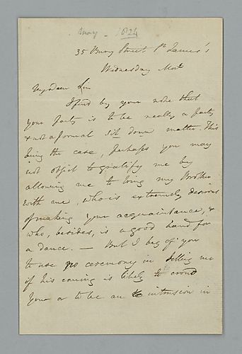 Basil Hall to William E. Parry