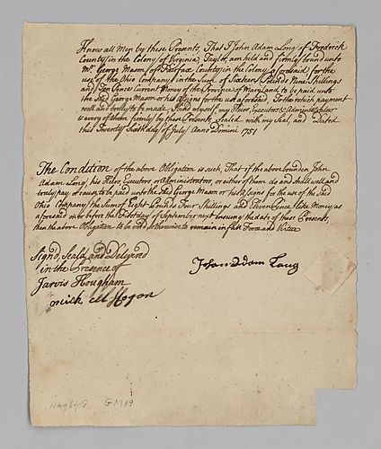 John Adam Long’s debt to George Mason and the Ohio Company