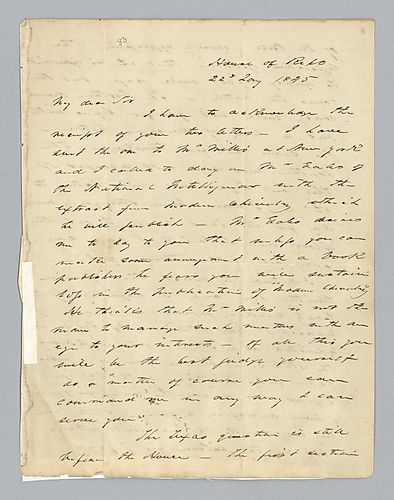 Cornelius Darragh to H. M. Brackenridge (LB# 83)