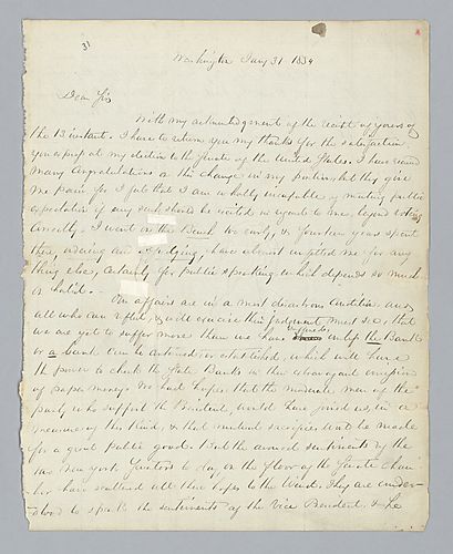 Alexander Porter to H. M. Brackenridge (LB# 31)