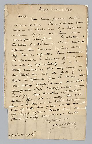 M. M. Wall to H. M. Brackenridge (LB# 25)