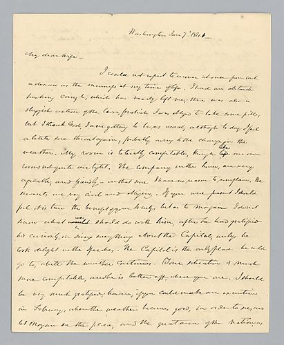 H. M. Brackenridge to Caroline Brackenridge