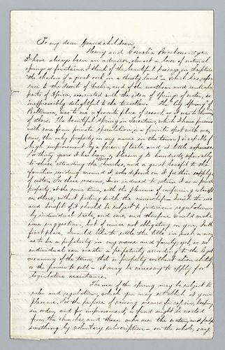 H. M. Brackenridge to Henry Morgan and Cornelia C. Brackenridge