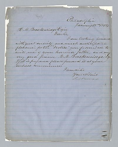 Peter Arrell Browne to H. M. Brackenridge (LB# 127)
