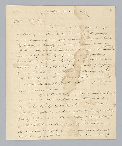 H. M. Brackenridge to Caroline Brackenridge