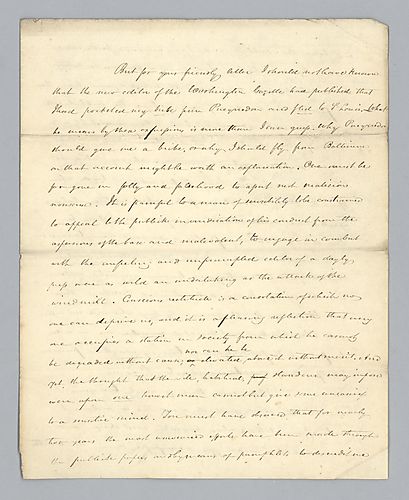 H. M. Brackenridge to the Washington Gazette draft (LB # 06)