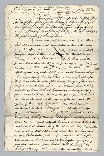 "A Remarkable Journey from Philadelphia in Twelve Days in 1832"