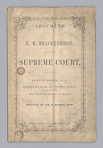 "Argument before the Supreme Court"
