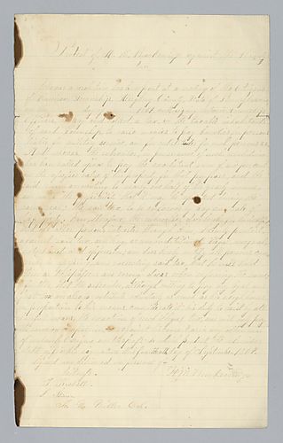 "Protest of Henry Marie Brackenridge against the Bounty Tax"