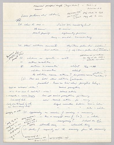 "Some Problems about Volition,"