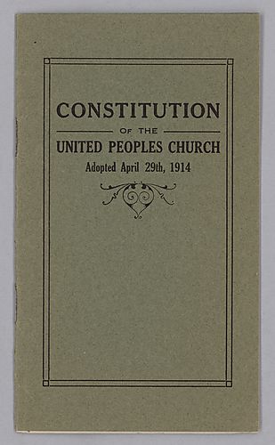 Constitution of the United People's Church