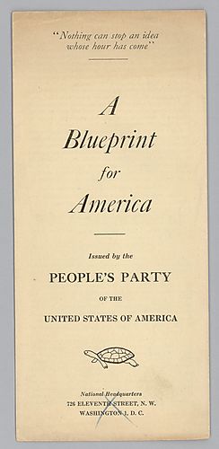 "A Blueprint for America", Peoples' Party of the United States