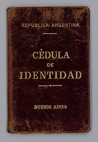 ID Card (Argentina) and Passport (Spain)