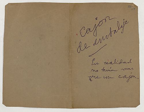 "Cajón de Embalaje"