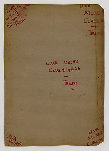 "Una mujer cualquiera"