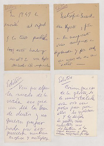 Loose Notes, Items 1-89
