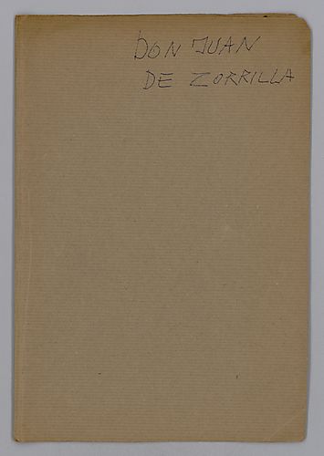 "Don Juan de Zorrilla": Article Clippings and Some Notes