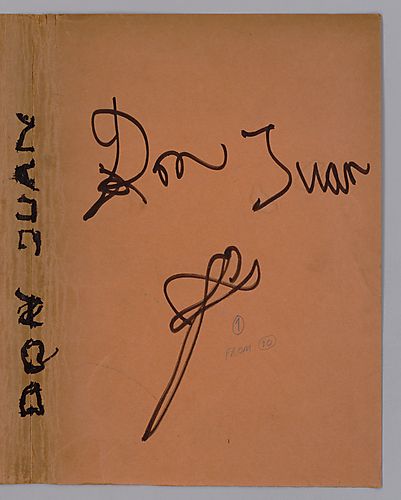 "Don Juan": Article Clippings and Some Notes